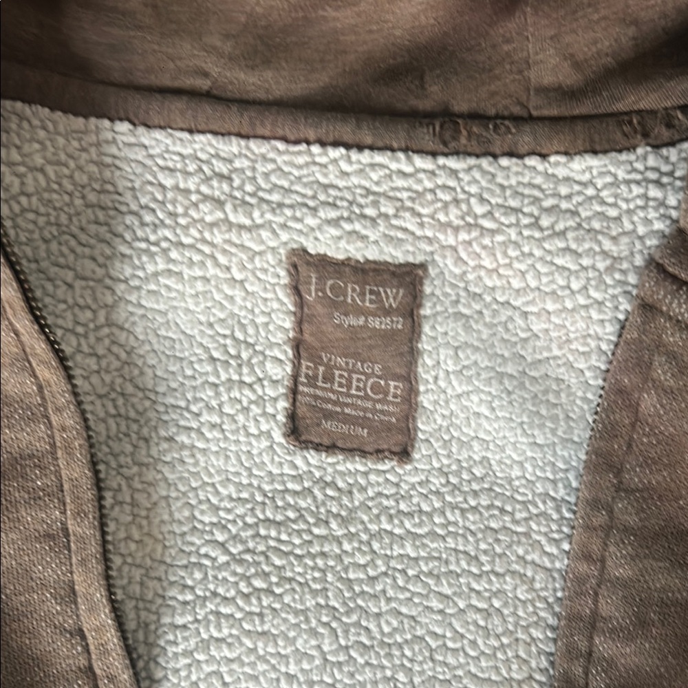 Vintage J. Crew Women's Brown Hoodie